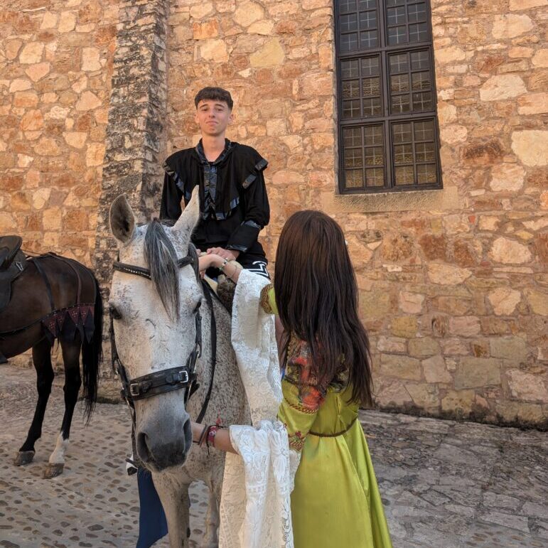 Actuación con caballos para bodas tematizadas