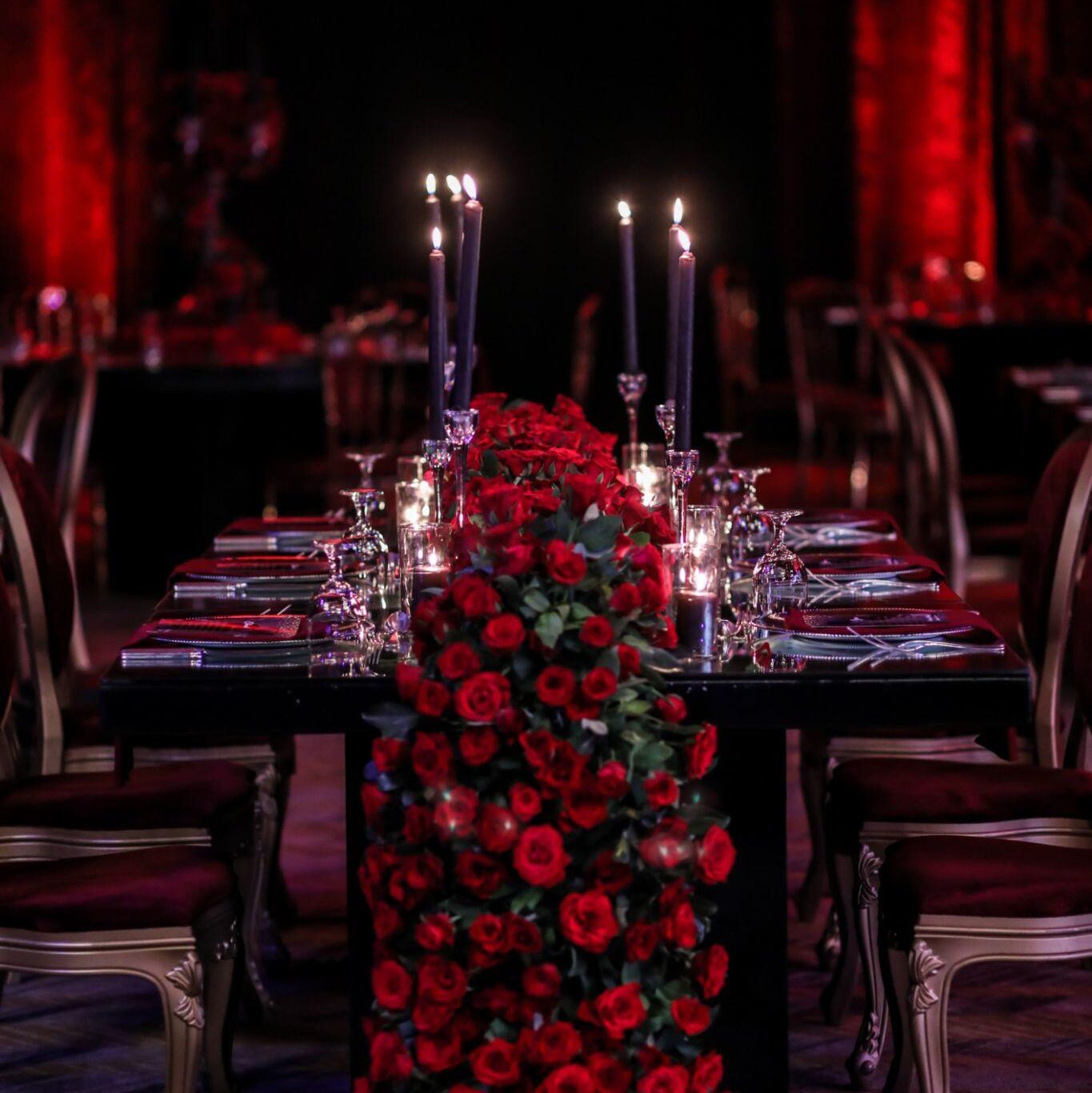 Mariage sur le thème des vampires